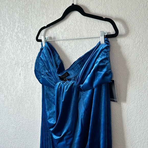 Eloquii Velvet Midi Skirt (NWT) sz 22 - Picture 3 of 6